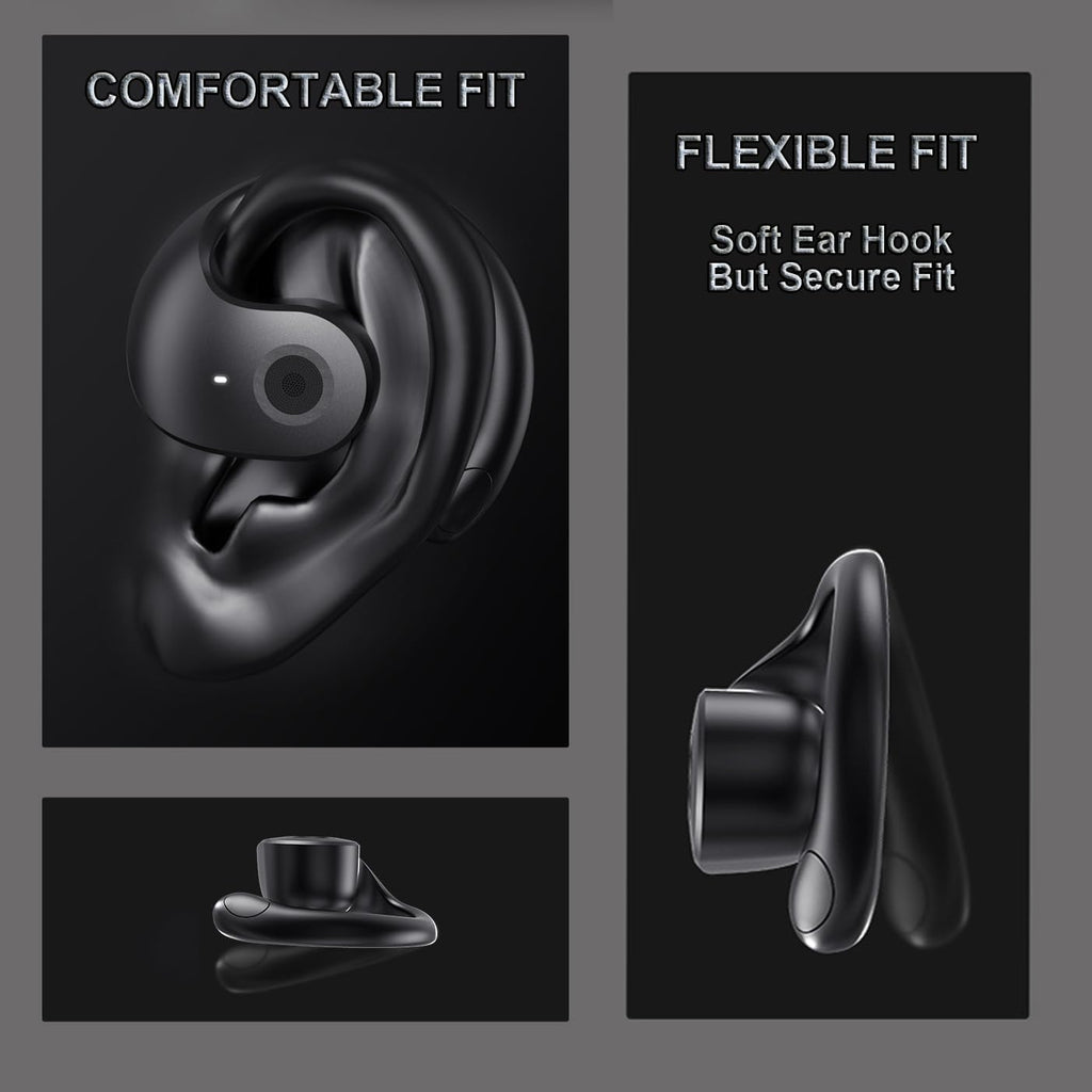 Outside Open Ear Earbuds Hanging Earphones Bluetooth Out Of Ear Open Ear Headphones Outside The Ear Wireless Ear Hanging Bluetooth Headset Bone Conduction Headphones Earbuds Open Over Ear Buds