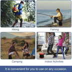 1pc- Enhanced portable multi-functional folding and retractable stool