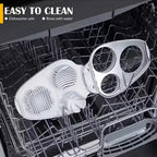 Easy-to-Use 3-in-1 Egg Slicer with Stainless Steel Blades