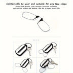 Compact & Stylish Clip-On Reading Case with Keychain