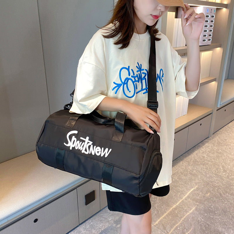 Stylish Portable Sports Gym Bag Large Capacity Duffle Travel Bag