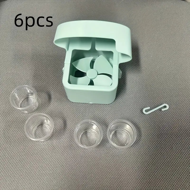 Portable fan cooling accessory set, cooling fan with aromatherapy function