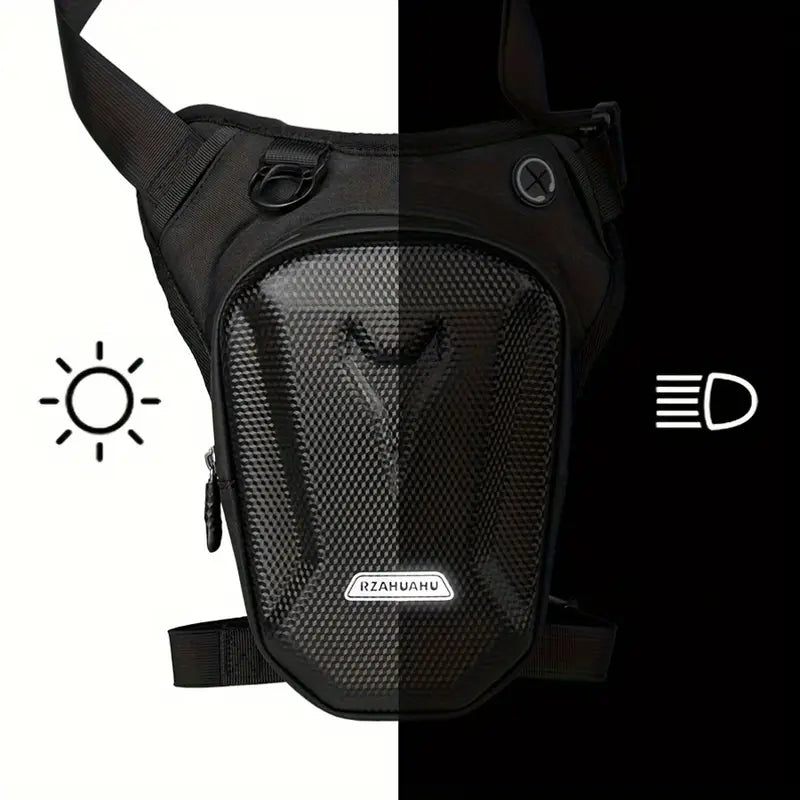 Adjustable EVA Motorcycle Leg Bag with Zipper Closure