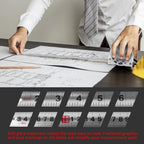 7.5m Corrosion-Resistant Stainless Steel Telescopic Metric Ruler – Precision in Every Measure!