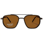 2025 Geometric Frame Double Beam Sun Protection Glasses Trends