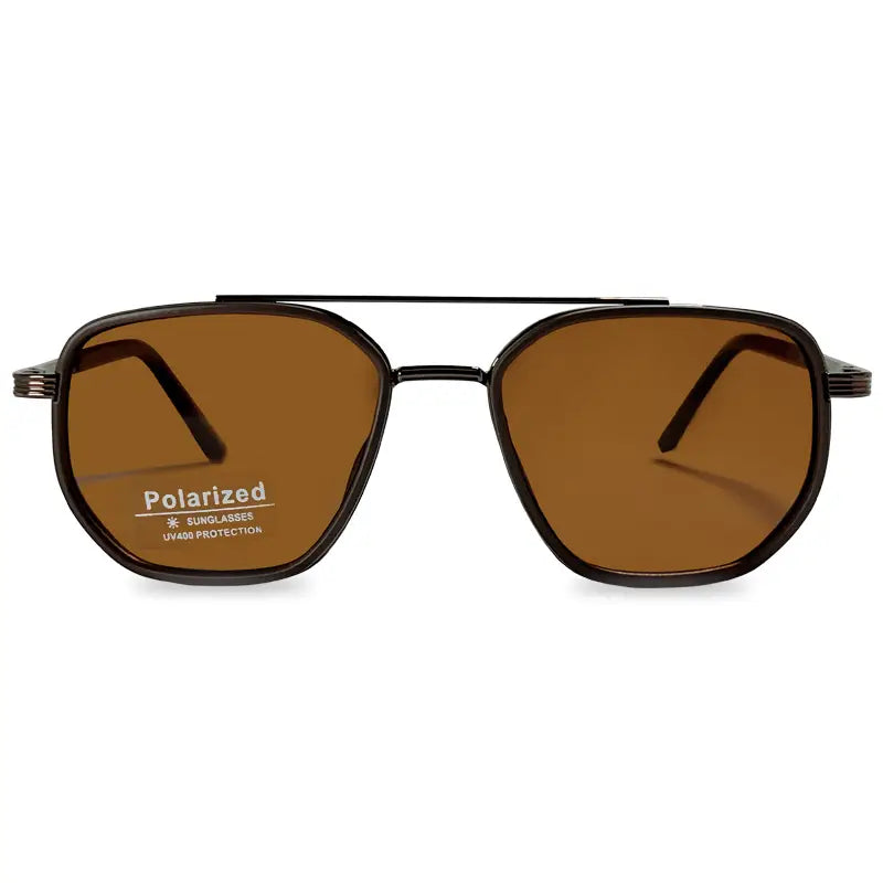 2025 Geometric Frame Double Beam Sun Protection Glasses Trends