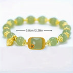 [Hot sale]Natural Hetian Jade Beaded Bracelet