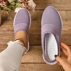 New Summer Women's Shoes Breathable Half Slipper Mesh Upper with Comfortable Sole