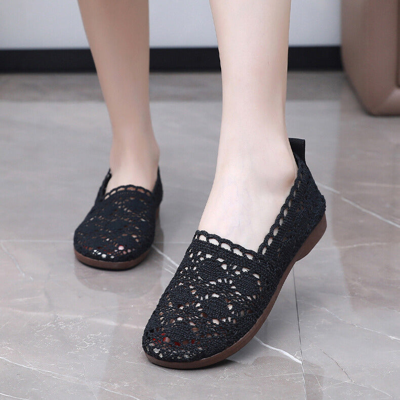 2026 Women's New Hollow Round Toe Casual Shoes