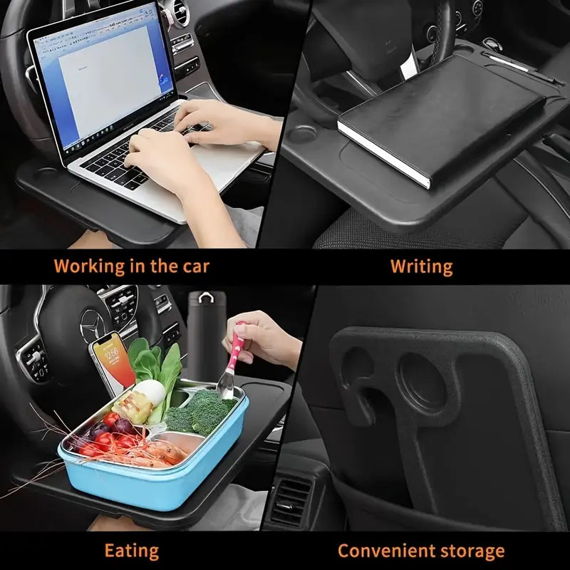 4 in 1 Multifunctional Car Steering Wheel Desk