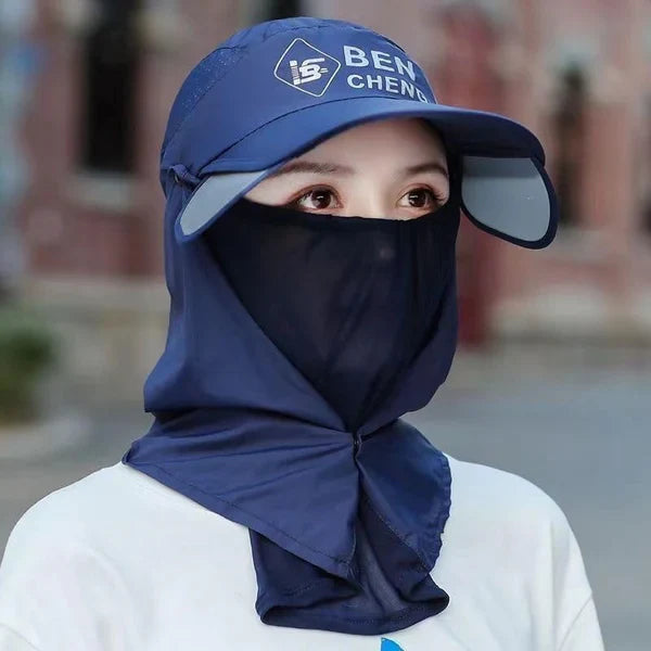 All-Terrain UV Shield Cap with Neck & Face Protection