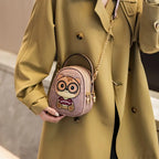 Women's Adjustable Crossbody Bag with Cute Cat Animal Print