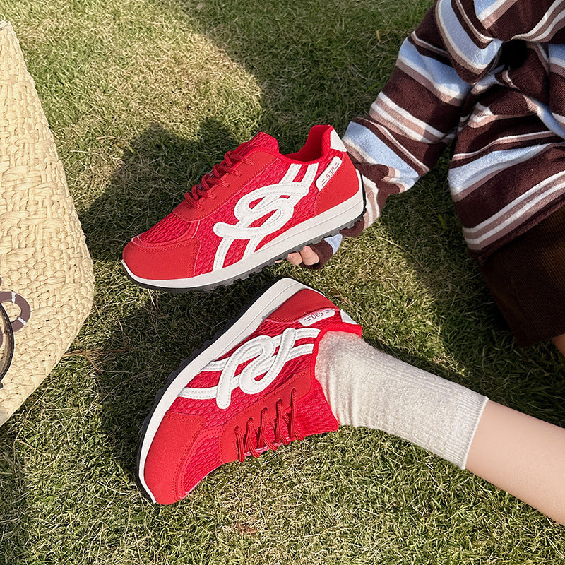 Women's  Breathable Thick Sole  Casual Sports Shoes