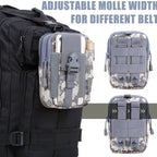 Men's Tactical Belt Bag with Adjustable & Detachable Strap