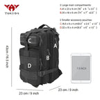YAKEDA 26L Dual-Compartment Backpack
