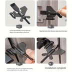 Hotel Door Lock, Solo Living Self-Defense Door Stopper for Travel Anti-Theft Door Blocker