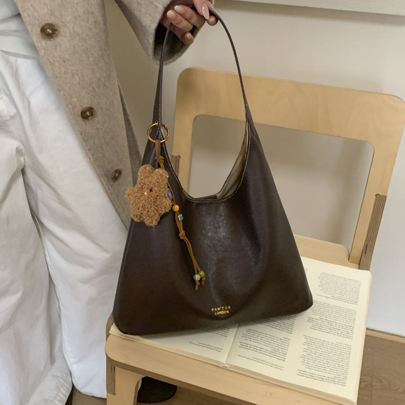 New  Versatile Women’s Soft Leather Handbag