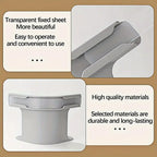 4pcs Gray Fitted Sheet Clips & Straps - Durable PP Plastic Corner Grips to Secure Mattress Fit