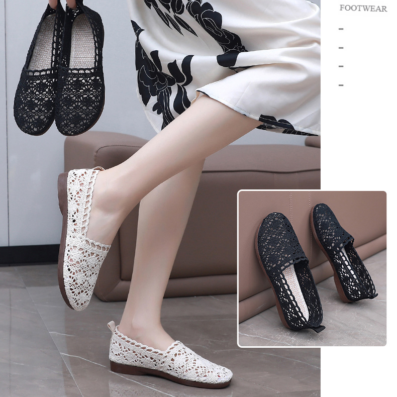 2026 Women's New Hollow Round Toe Casual Shoes