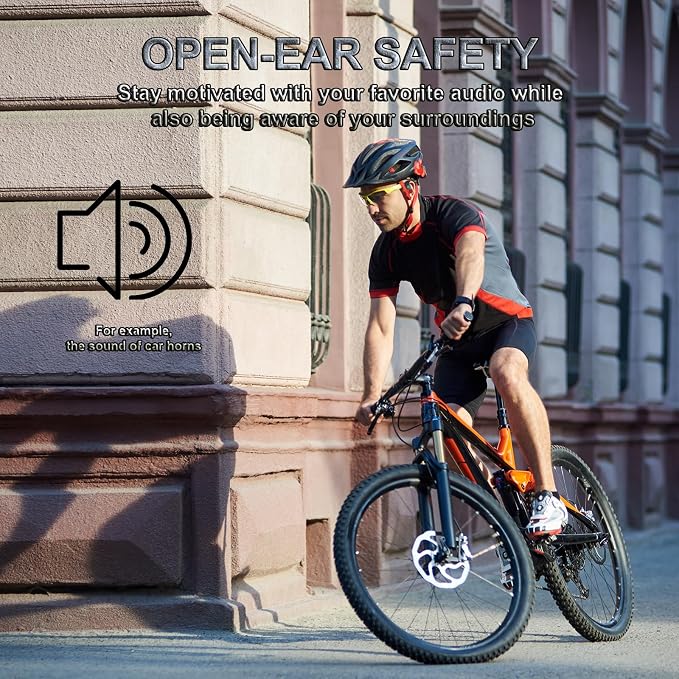 Outside Open Ear Earbuds Hanging Earphones Bluetooth Out Of Ear Open Ear Headphones Outside The Ear Wireless Ear Hanging Bluetooth Headset Bone Conduction Headphones Earbuds Open Over Ear Buds