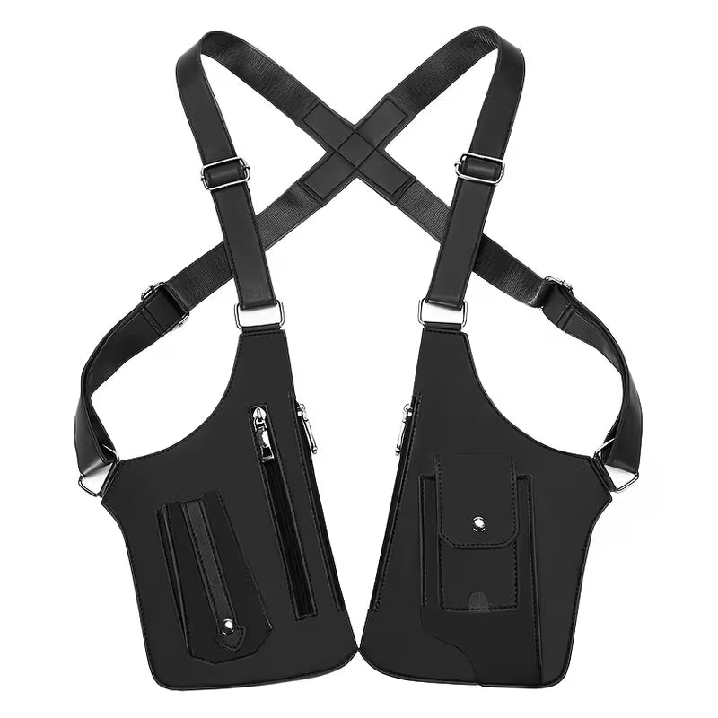 1pc of Anti-theft Crossbody Bag Provides You with Double Protection, Keeping Your Valuables Safe from Pickpockets. The Men's Anti-theft Wallet Features an Adjustable Shoulder Strap with a Buckle, Allowing You to Adjust It to Fit Your Height, Suitable