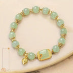 [Hot sale]Natural Hetian Jade Beaded Bracelet