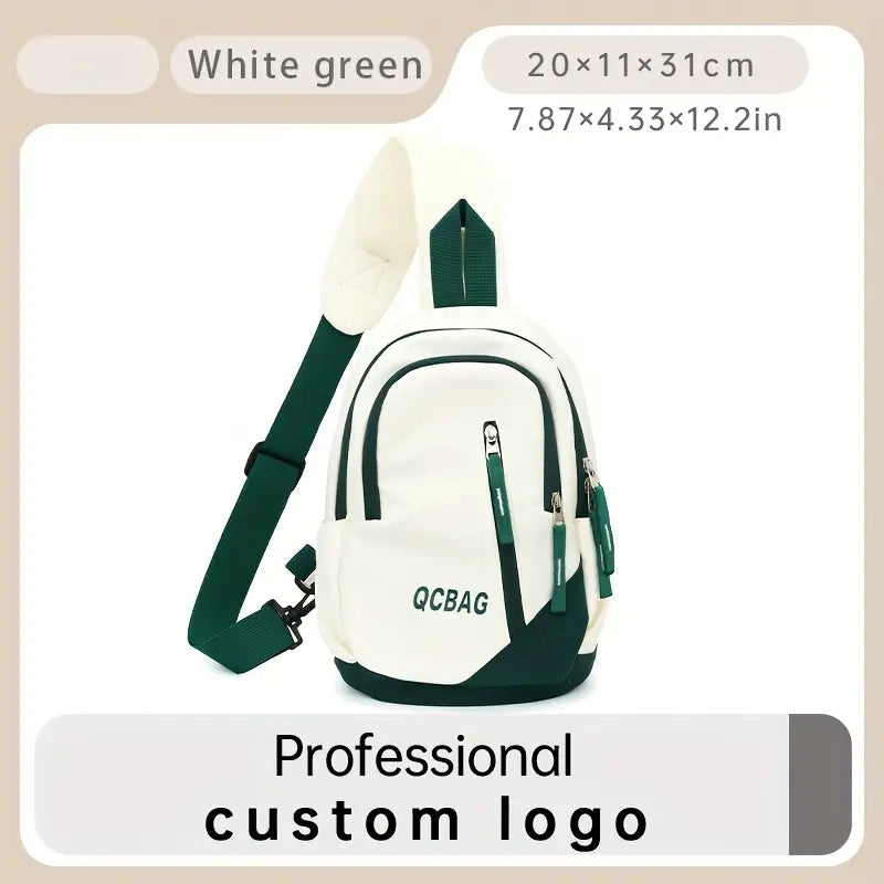 Casual Letter Graphic Chest Bag Crossbody Bag For Commute