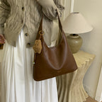 New  Versatile Women’s Soft Leather Handbag