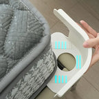 4pcs Gray Fitted Sheet Clips & Straps - Durable PP Plastic Corner Grips to Secure Mattress Fit