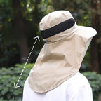 Men's and Women's outdoor mosquito net cap