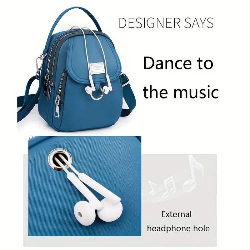 Waterproof Women Crossbody Bag Elegant Oxford Messenger Bags Simple for Work