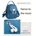 Waterproof Women Crossbody Bag Elegant Oxford Messenger Bags Simple for Work