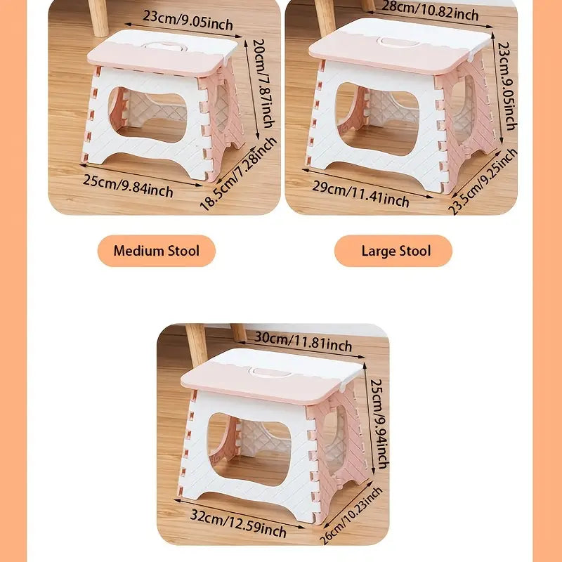 Thickened Plastic Folding Stool