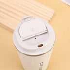 510ml Vacuum Insulated Coffee Cup with Lid - Double-Wall Thermal Tumbler
