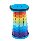 1pc- Enhanced portable multi-functional folding and retractable stool