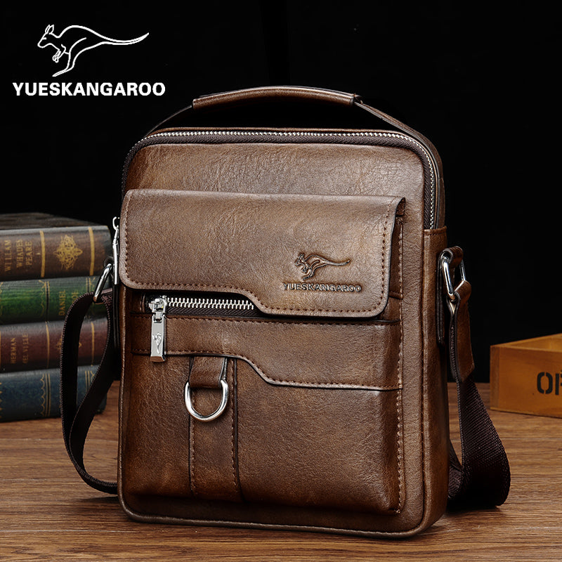 Luxury Brand Vintage Messenger Bag Men Leather Shoulder Bags For Men