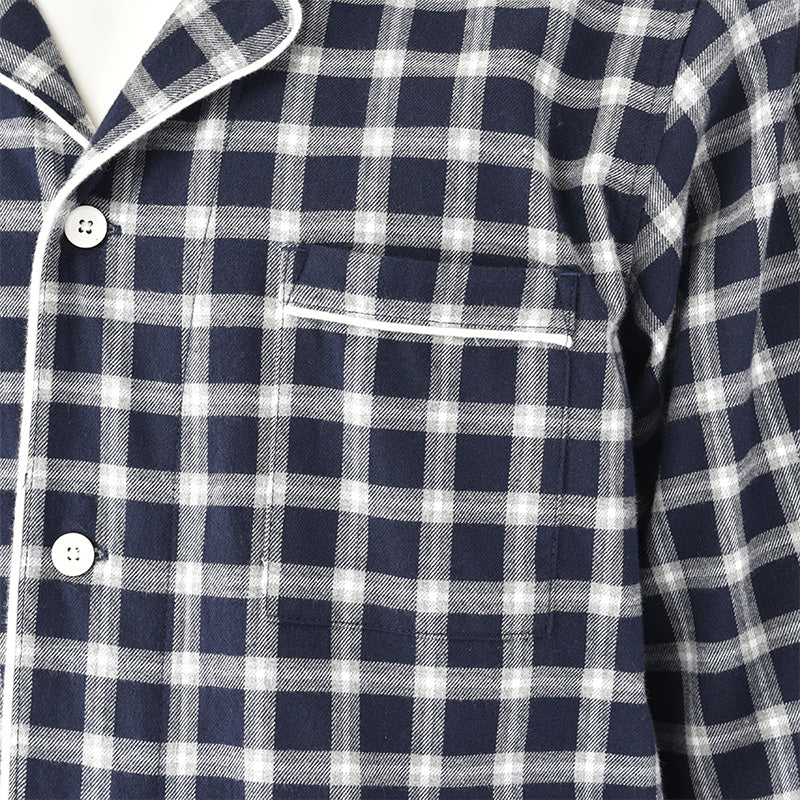 बिना साइड सीम वाले यूनिसेक्स फ्लैनल पजामा 