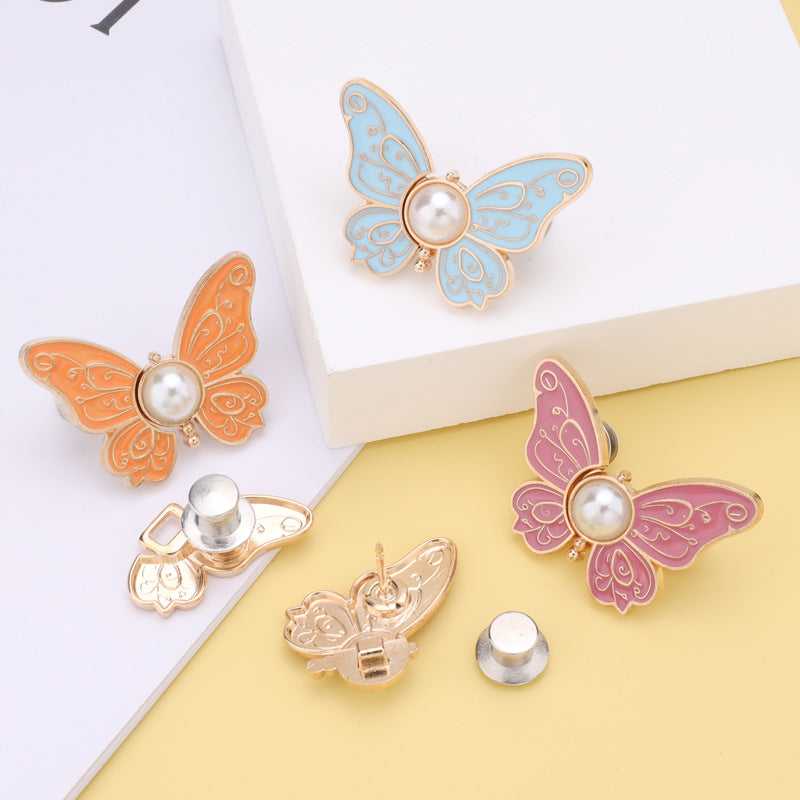 🌟 Butterfly-Shaped Metal Waist Clip (6 piece)🌟