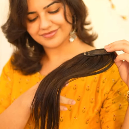[New Year 50% OFF ]💖Summer Mini Hair Topper – Lightweight, Cool & Seamless Coverage💖