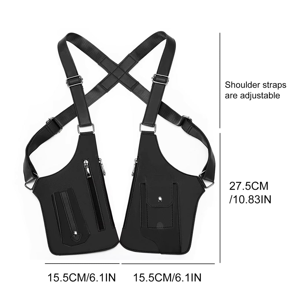 1pc of Anti-theft Crossbody Bag Provides You with Double Protection, Keeping Your Valuables Safe from Pickpockets. The Men's Anti-theft Wallet Features an Adjustable Shoulder Strap with a Buckle, Allowing You to Adjust It to Fit Your Height, Suitable