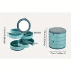 4 Layers Rotatable Jewelry Storage Box