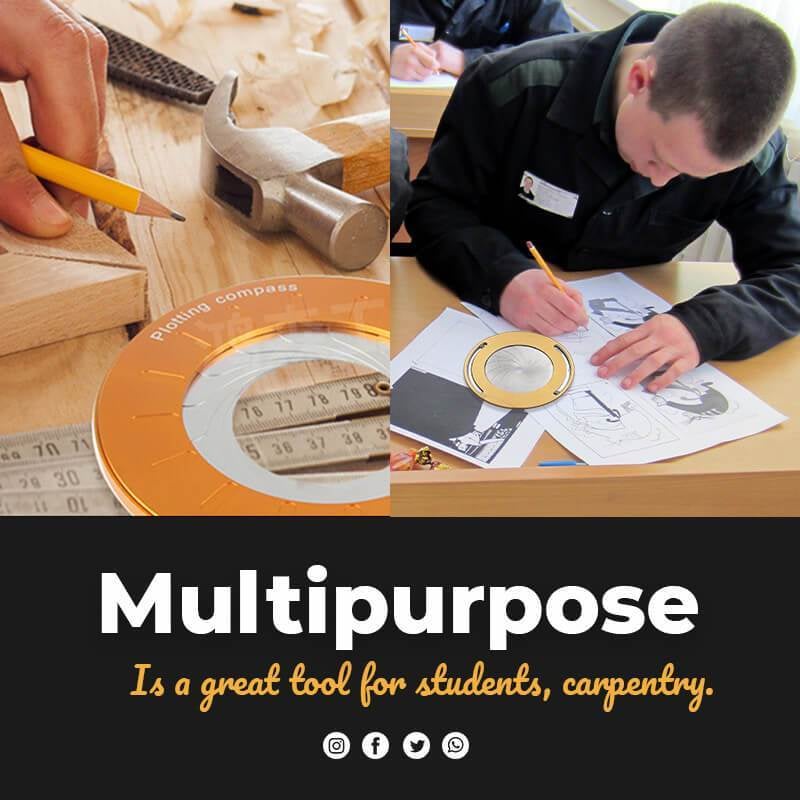 Adjustable Circle Drawing Ruler Tool