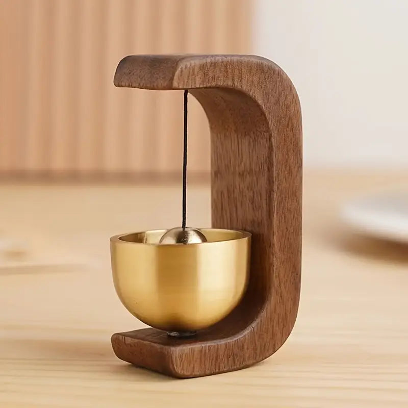 Magnetic Wooden Wind Chime Doorbell Decoration