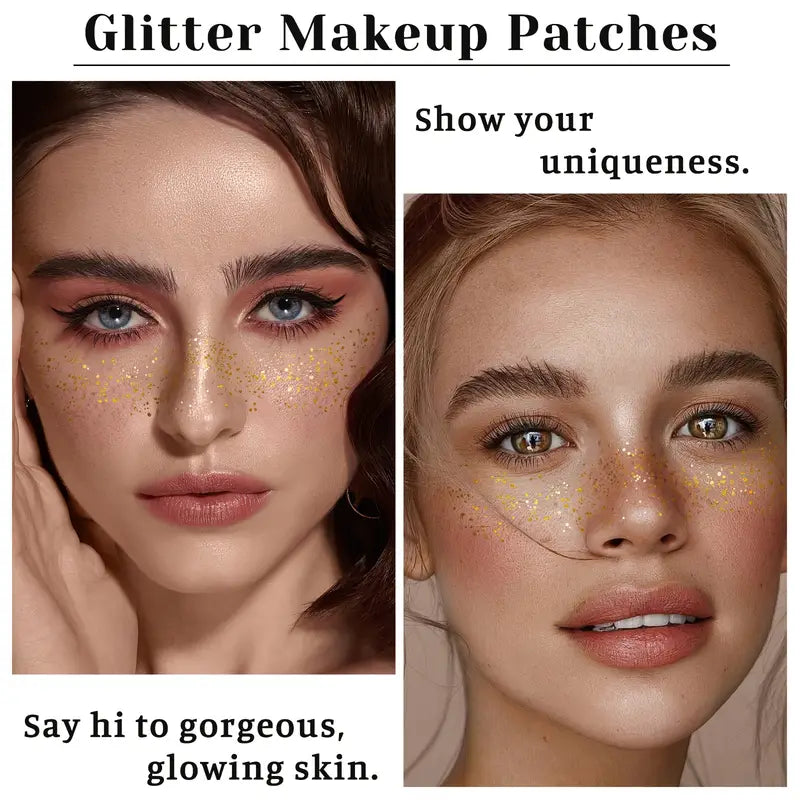 [Hot sale]Golden Glitter Freckles Face Tattoo Stickers
