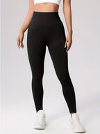सीमलेस फिटनेस योगा पैंट महिलाओं के लिए, पीच शेप