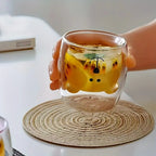 Cute Bear Double Layer High Borosilicate Glass Mug