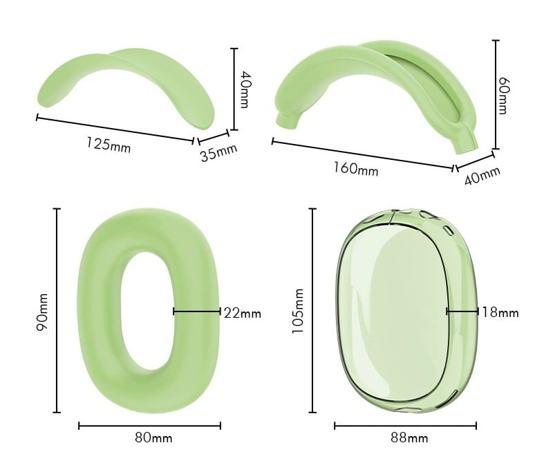 4 in 1 Silicone Case Cover for Headphones🎧