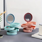 4 Layers Rotatable Jewelry Storage Box