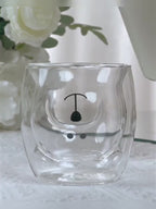 Cute Bear Double Layer High Borosilicate Glass Mug
