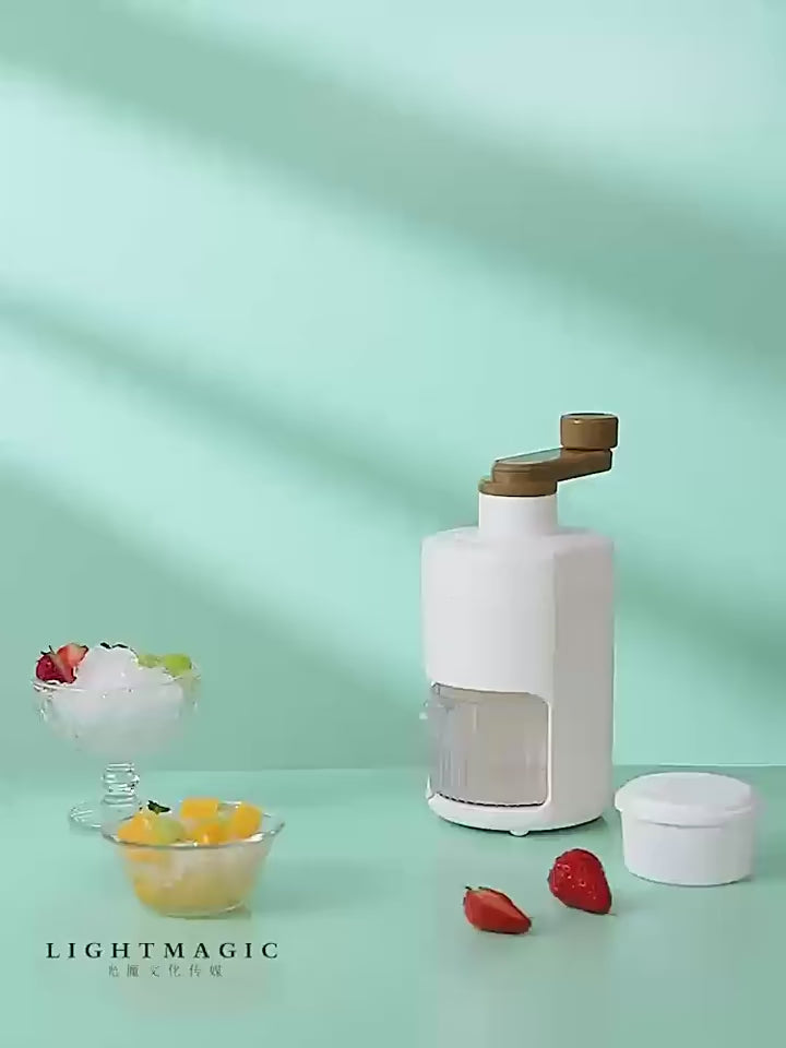 Diy Household Hand-Operated Shaved Ice Milk Shake